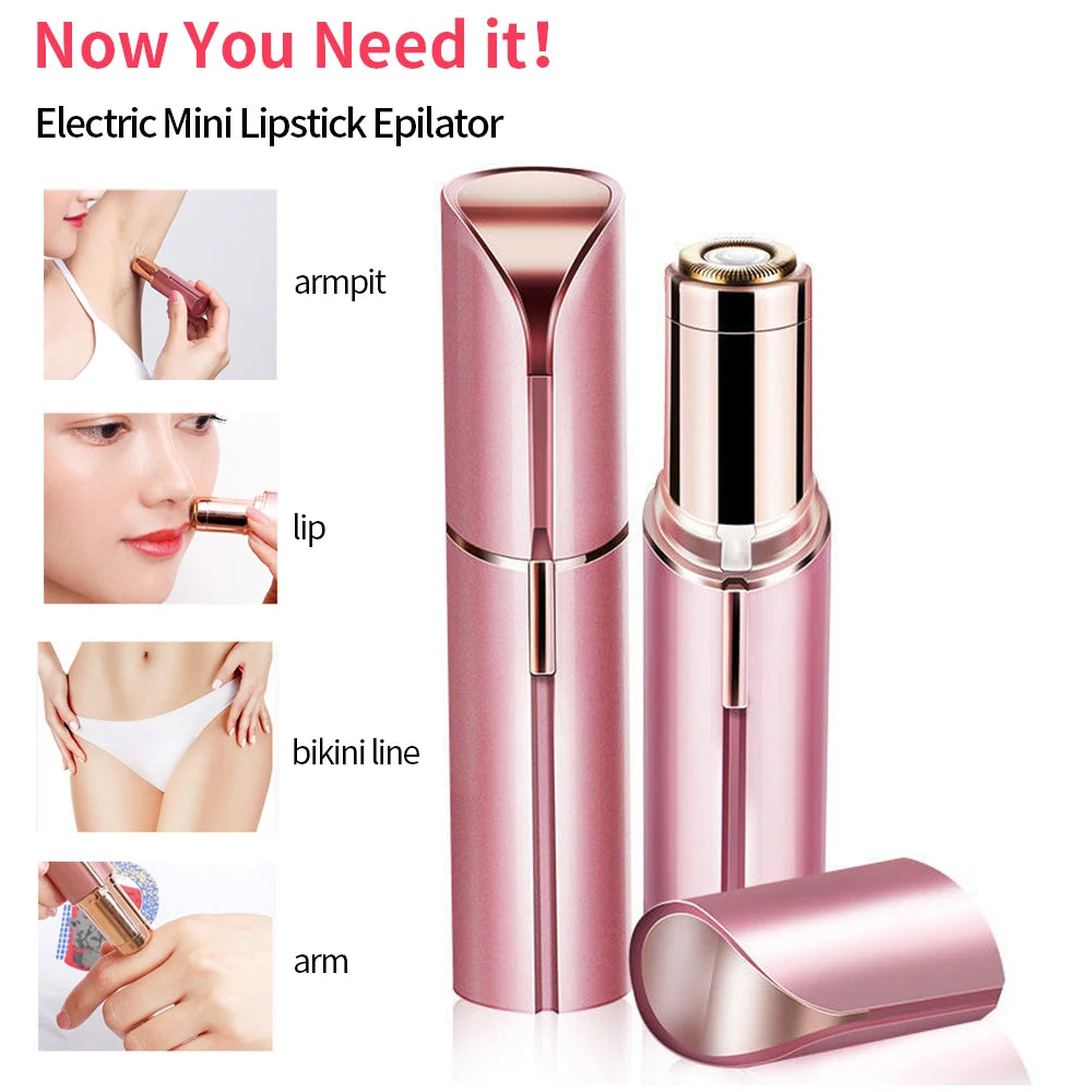 Women's Hair Remover Epilator Face Hair Removal Lipstick Shaver