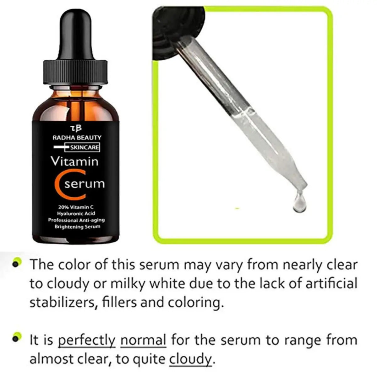 Vitamin C serum Face Serum Long Lasting Moisturizing Improve Roughness Lighten Spots