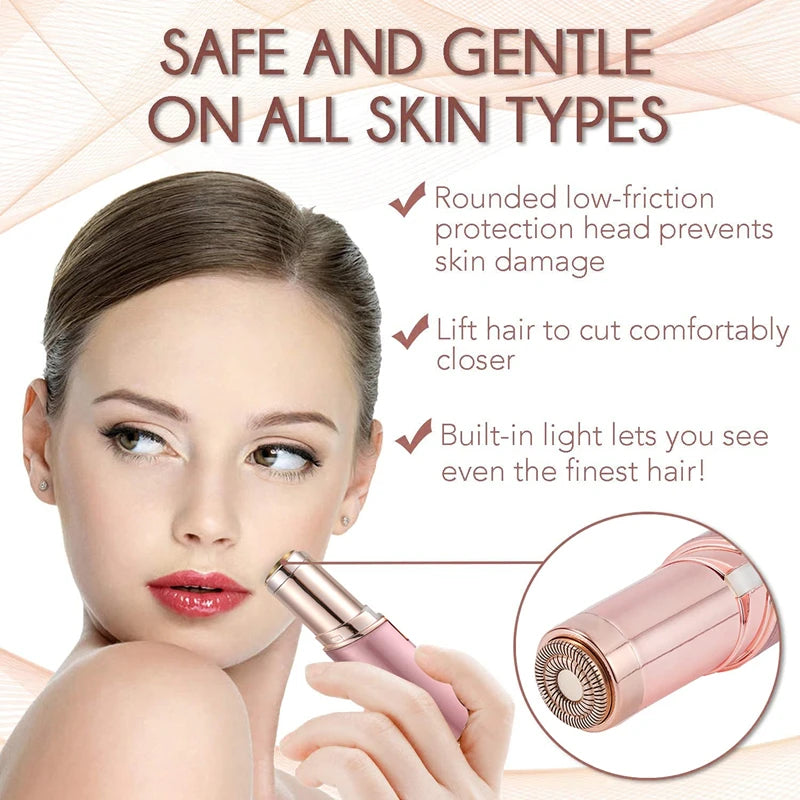 Women's Hair Remover Epilator Face Hair Removal Lipstick Shaver